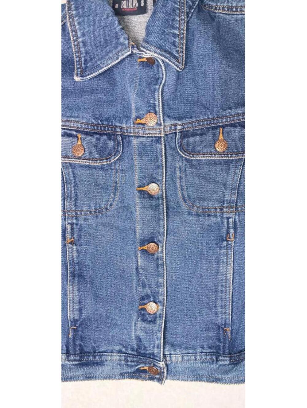 Vintage Y2K Bill Blass Jeanwear Denim Vest Womens Size Small Blue Jean... - Picture 11 of 13